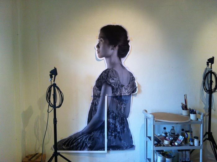 Hasil cetakan yang sudah dipotong dan disusun